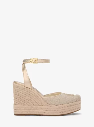 Larissa Metalik Kanvas Espadril Kama