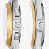 Lennox His and Hers Pavé İki Renkli Saat Seti