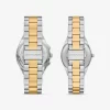 Lennox His and Hers Pavé İki Renkli Saat Seti