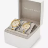 Lennox His and Hers Pavé İki Renkli Saat Seti