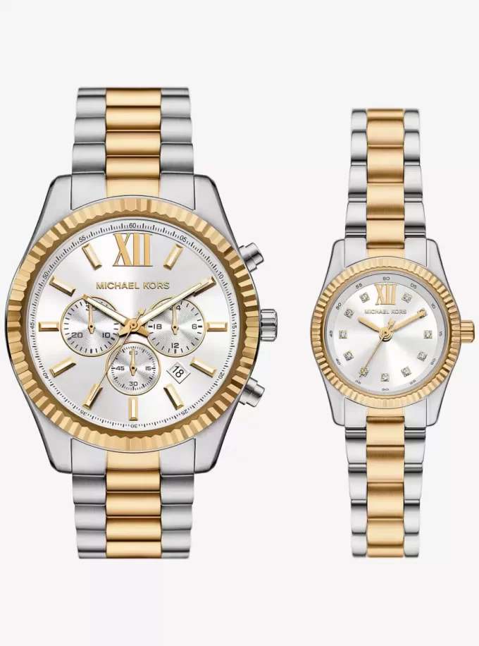 Lexington His and Hers İki Renkli Saat Seti
