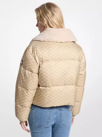 Logo Baskılı ve Sherpa Şişme Ceket