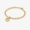 Logo Charm Zincir Bağlantılı Bileklik