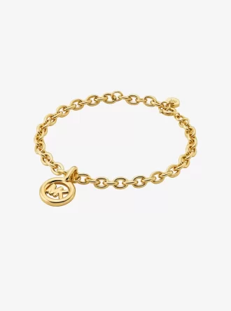 Logo Charm Zincir Bağlantılı Bileklik