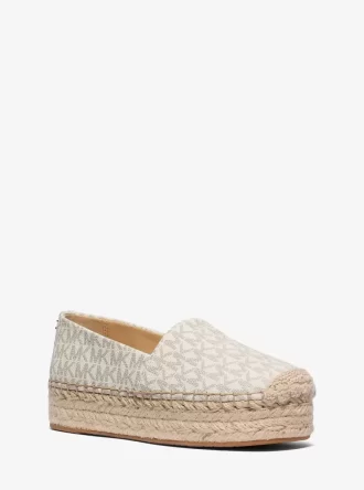 Lynn Signature Logo Platform Espadril