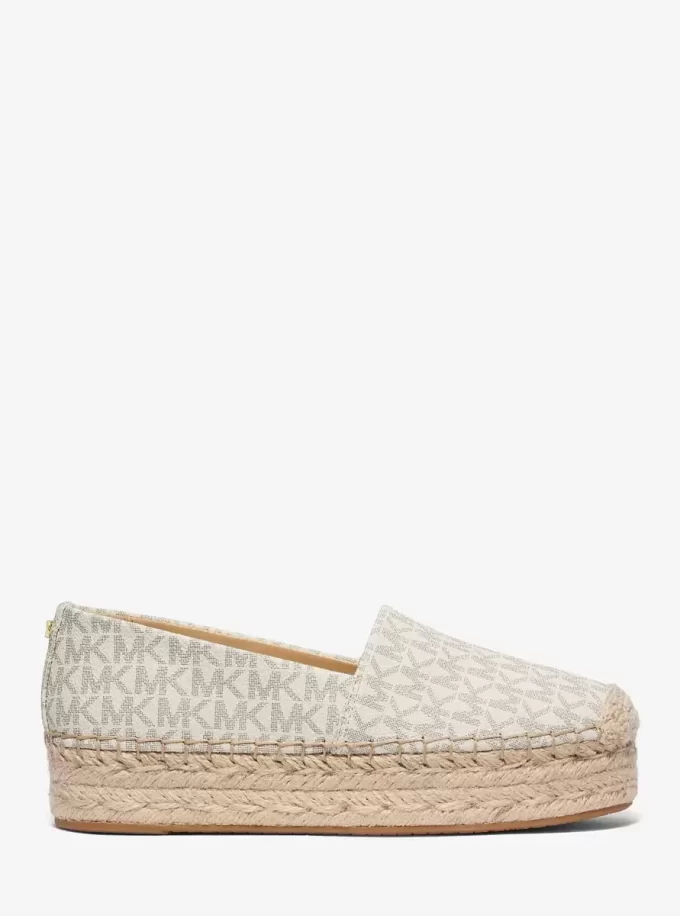 Lynn Signature Logo Platform Espadril