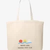 Michael Kors x Montauk Yacht Club Pamuklu Kanvas Tote Çanta