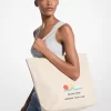 Michael Kors x Montauk Yacht Club Pamuklu Kanvas Tote Çanta