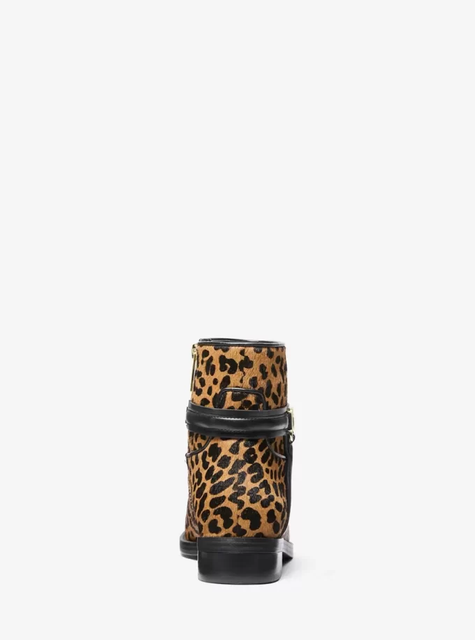 Mindy Leopar Desenli Dana Kılı Bot