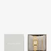 Mini Monroe Altın Tonlu Saat ve Mücevher Hediye Seti