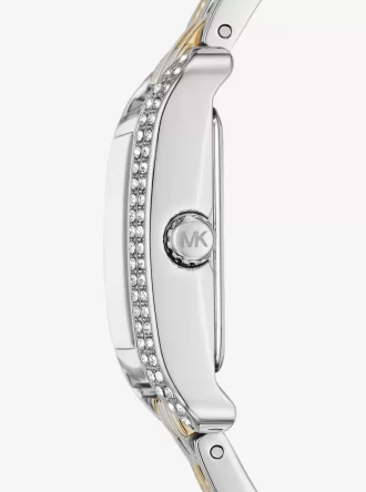 Mini Monroe Pavé İki Renkli Saat