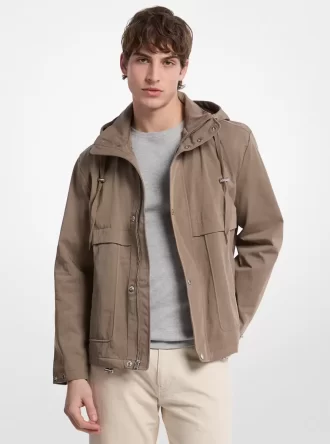 Naylon Twill Rüzgarlık Ceket