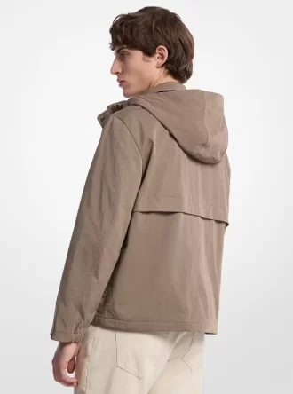Naylon Twill Rüzgarlık Ceket
