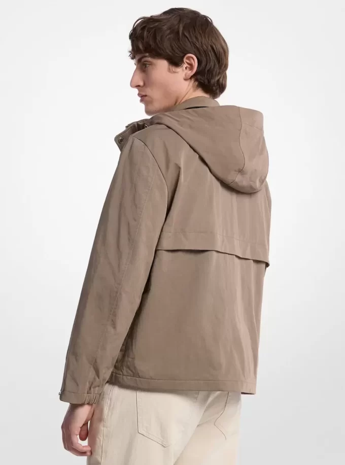 Naylon Twill Rüzgarlık Ceket