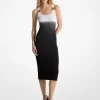 Ombré Ribbed Stretch Viskon Elbise Ombré Ribbed Stretch Viskon Elbise