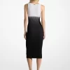 Ombré Ribbed Stretch Viskon Elbise Ombré Ribbed Stretch Viskon Elbise