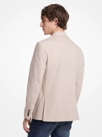 Pamuklu Poplin Blazer