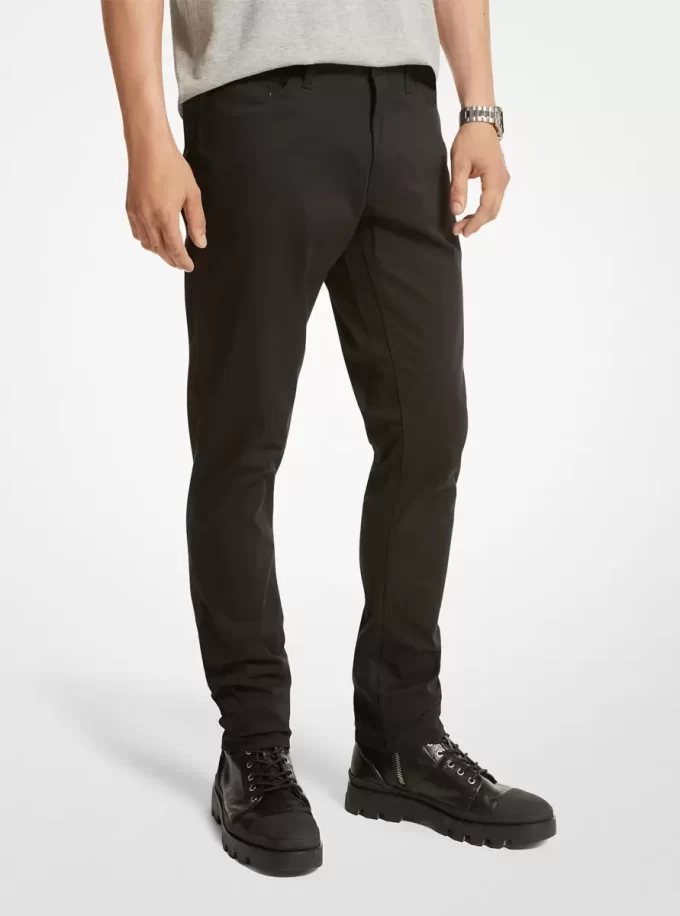 Parker Slim-Fit Stretch-Twill Pantolon