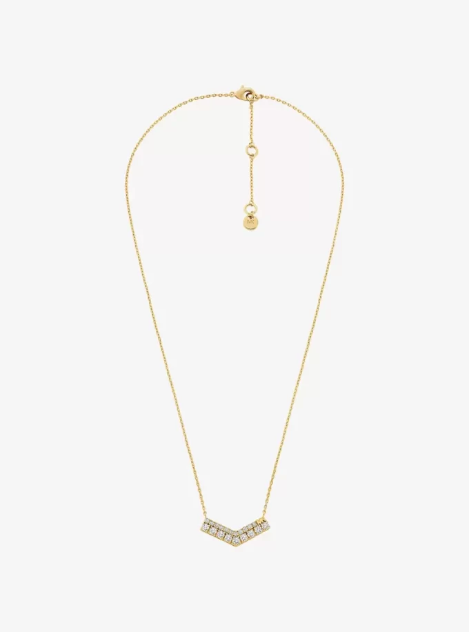 Pavé Chevron Kolye