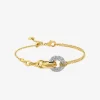 Pavé Kilitli Halka Bileklik