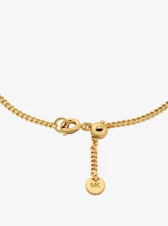 Pavé ve Logo Charm İki Renkli Kayar Bilezik