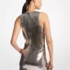 Payetli Jersey Tank Elbise
