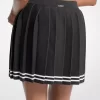 Pileli Pamuk Karışımı Etek