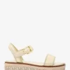 Richie Metalik Platform Espadril Sandal