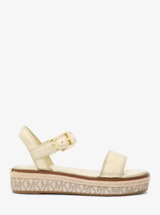 Richie Metalik Platform Espadril Sandal