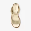 Richie Metalik Platform Espadril Sandal