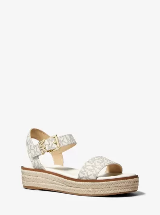 Richie Signature Logo Platform Espadril Sandal