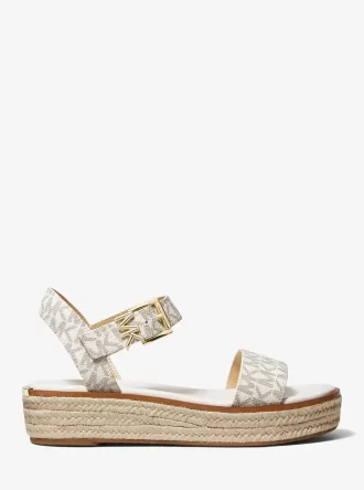 Richie Signature Logo Platform Espadril Sandal