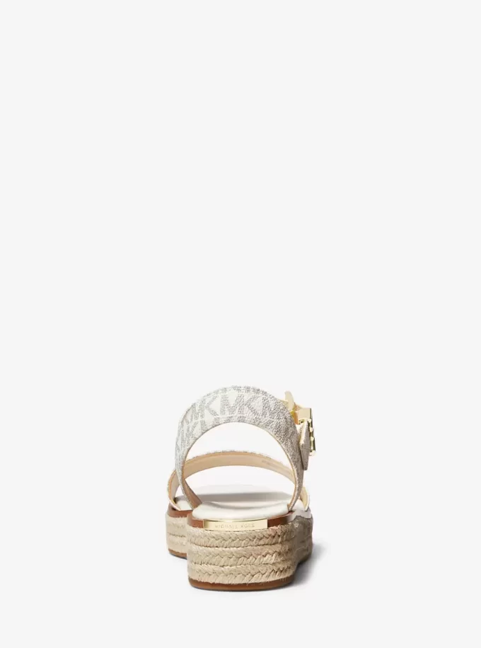 Richie Signature Logo Platform Espadril Sandal