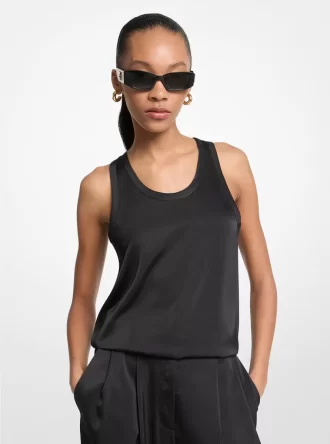 Saten Racerback Tank Top