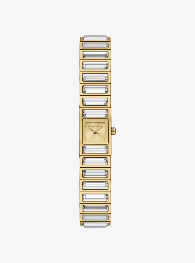 Sınırlı Sayıda Üretilen Mini Darrington Pavé Bezel Altın Tonlu Saat