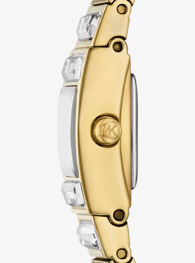 Sınırlı Sayıda Üretilen Mini Darrington Pavé Bezel Altın Tonlu Saat