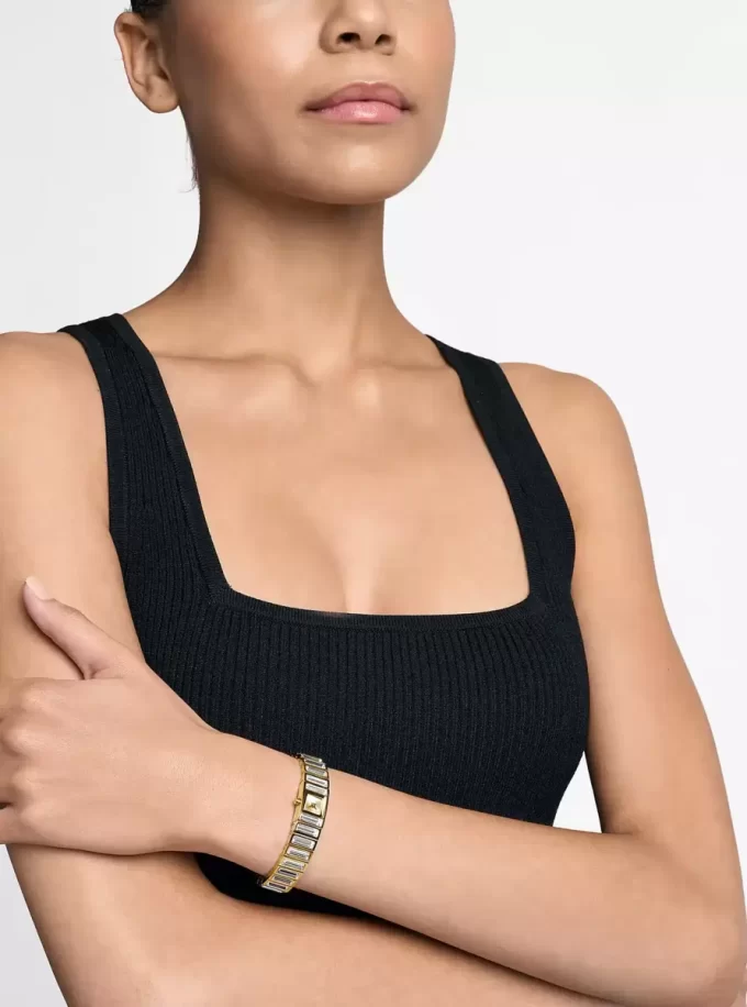 Sınırlı Sayıda Üretilen Mini Darrington Pavé Bezel Altın Tonlu Saat