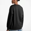 Süslemeli Logolu Pamuk Karışımlı Sweatshirt
