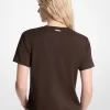 Süslenmiş Logo Organik Pamuklu Tişört