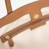 Taryn Büyük İmzalı Logo ve Deri Tote Çanta