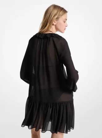 Volanlı Mini Elbise