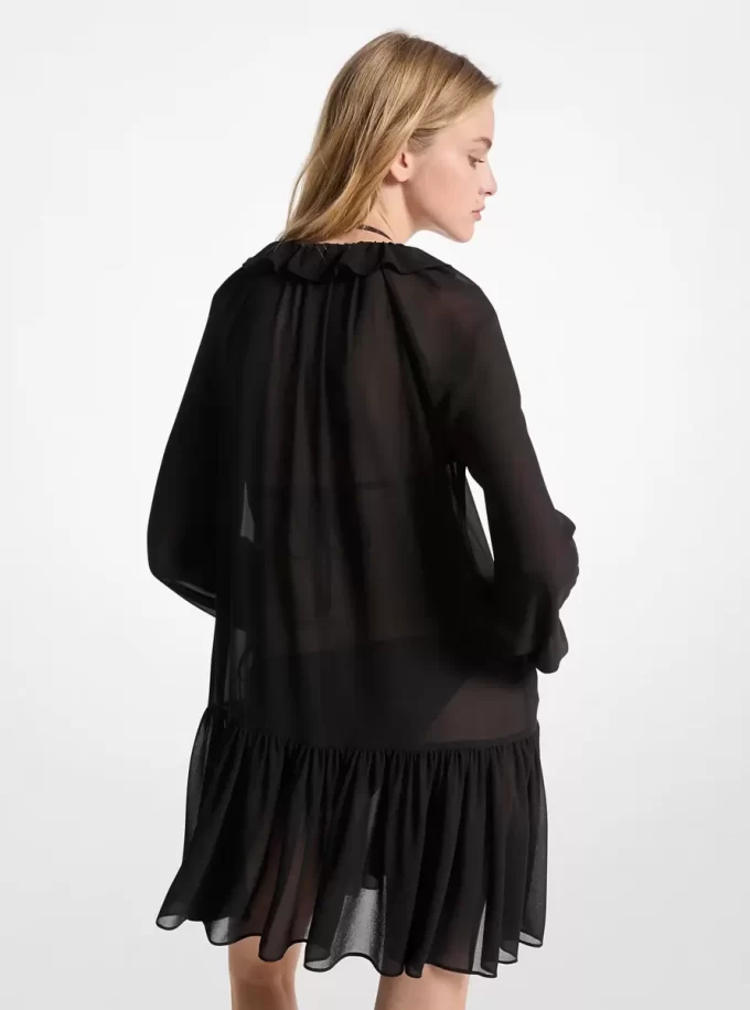 Volanlı Mini Elbise