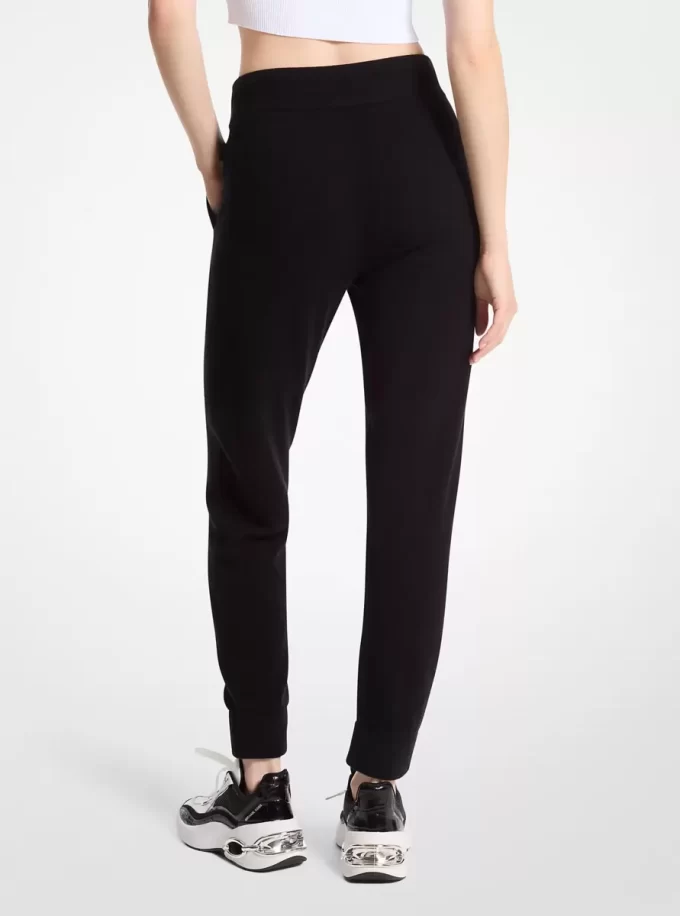 Yün ve Kaşmir Karışımlı Jogger Pantolonlar