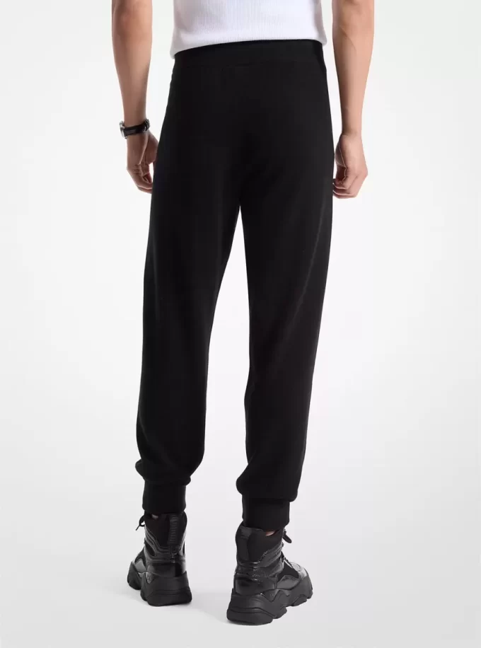 Yün ve Kaşmir Karışımlı Jogger Pantolonlar