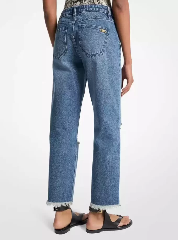 Yıpranmış Kot Pantolon